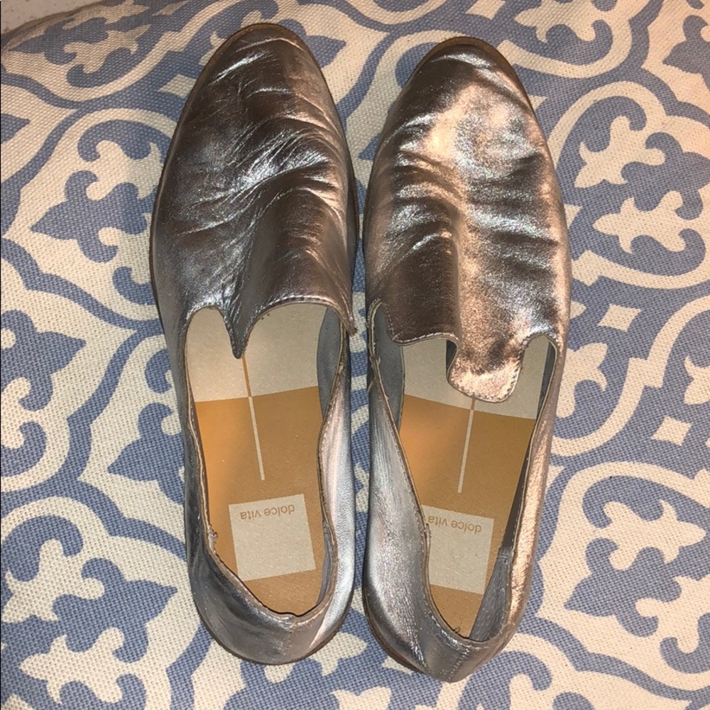 Beautiful Silver Dolce Vita Loafers